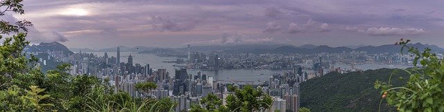 Скачать бесплатно Hong Kong Victoria Harbour Sunset - бесплатное фото или изображение для редактирования с помощью онлайн-редактора GIMP