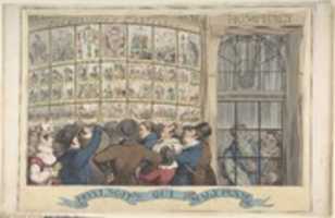 Free download Honi. Soi. Qui. Mal. Y. Pense: The Caricature Shop of G. Humphrey, 27 St. Jamess Street, London free photo or picture to be edited with GIMP online image editor