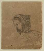 Free download Hooded Male Head (from Sketches on The Coast Survey Plate) free photo or picture to be edited with GIMP online image editor