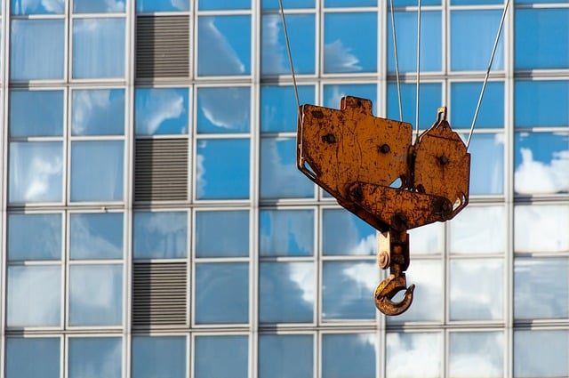 Free download hook crane building facade free picture to be edited with GIMP free online image editor