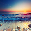 Horizon Ocean Sunset Theme  screen for extension Chrome web store in OffiDocs Chromium