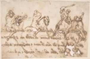 Free download Horsemen Fighting free photo or picture to be edited with GIMP online image editor