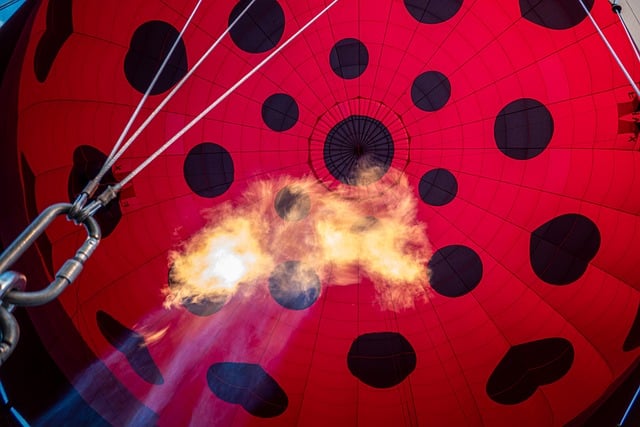 Free download hot air balloon ball red flames free picture to be edited with GIMP free online image editor