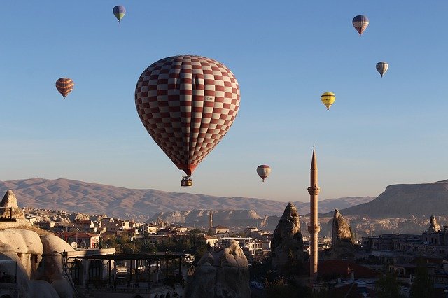 Free download Hot Air Balloon Cappadocia Turkey -  free photo or picture to be edited with GIMP online image editor