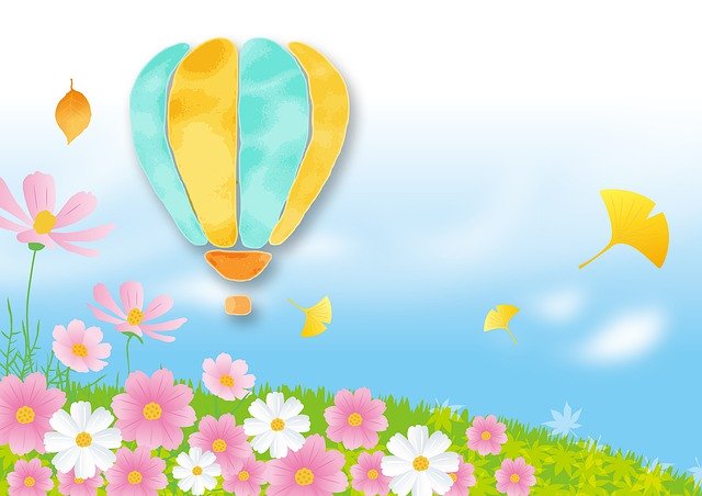 Free download Hot Air Balloon Colourful -  free illustration to be edited with GIMP free online image editor