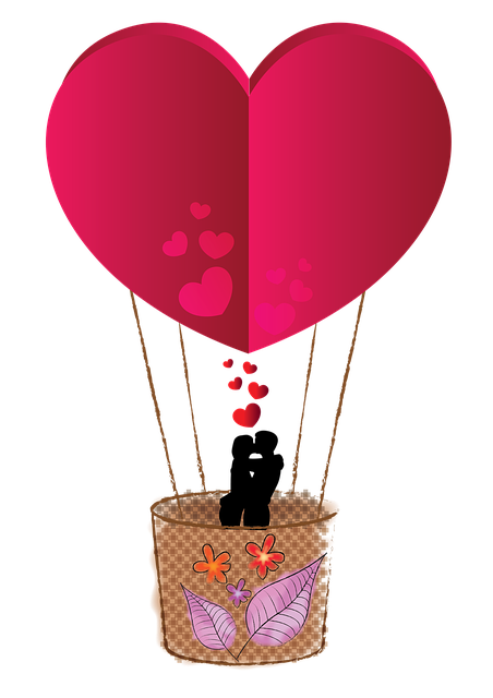 Free graphic Hot Air Balloon Heart Decorative -  to be edited by GIMP free image editor by OffiDocs