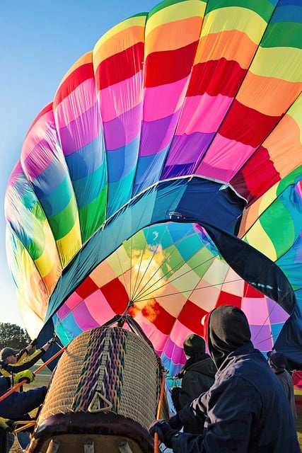 Free download hot air balloon inflating blower free picture to be edited with GIMP free online image editor