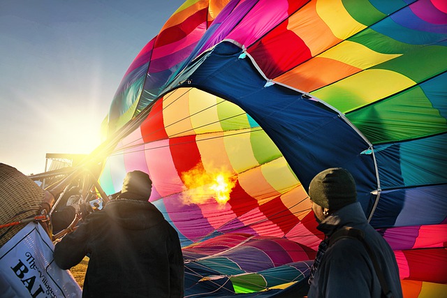 Free download hot air balloon inflating inflate free picture to be edited with GIMP free online image editor