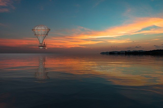 Free download Hot Air Balloon Landscape -  free photo or picture to be edited with GIMP online image editor