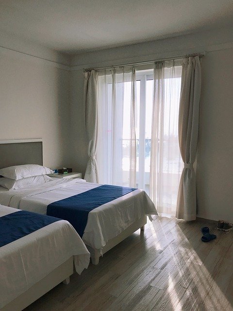 Free download Hotel Room Double Interior -  free photo or picture to be edited with GIMP online image editor