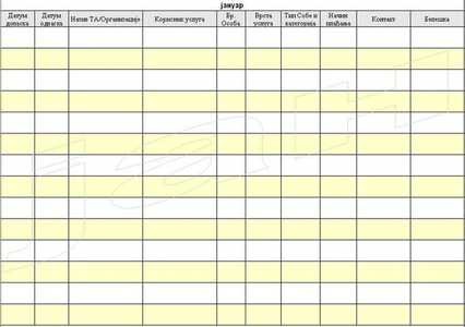 Descarga gratis la plantilla Hotelski obrasci - Hotel Forms DOC, XLS o PPT gratis para editar con LibreOffice online o OpenOffice Desktop online