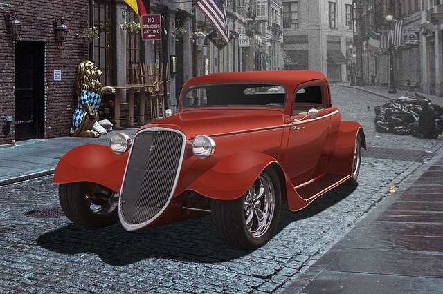 Free download Hot Rod Ford 1932 -  free photo or picture to be edited with GIMP online image editor
