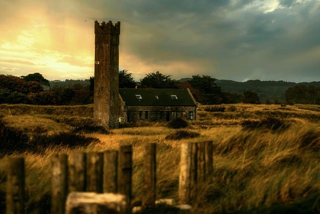 Free download house coast meadow ireland seaside free picture to be edited with GIMP free online image editor