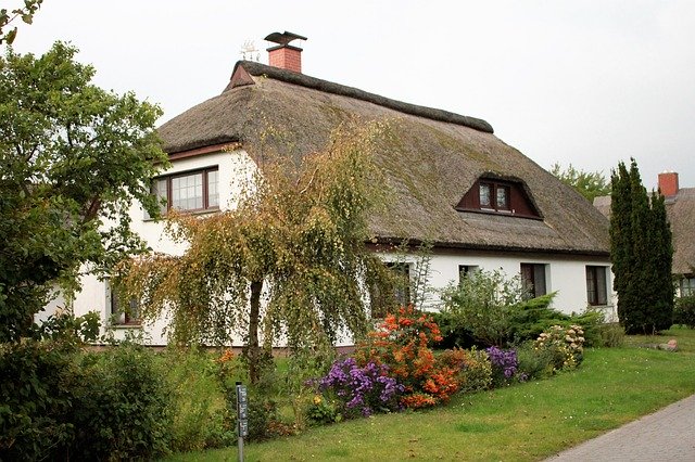 Gratis download House Hiddensee Vitte Thatched - gratis foto of afbeelding om te bewerken met GIMP online afbeeldingseditor