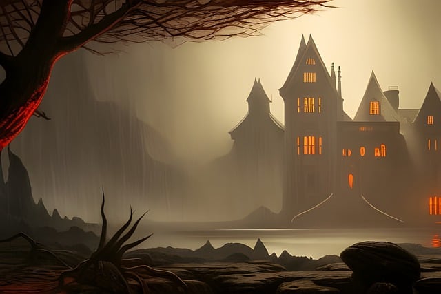 قم بتنزيل صورة مجانية لمنزل House of Usher Swamp Horror مجانًا لتحريرها باستخدام محرر الصور المجاني عبر الإنترنت GIMP