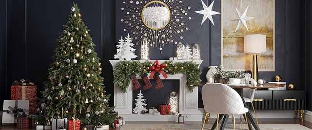 Free download house interior christmas decoration free picture to be edited with GIMP free online image editor