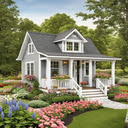 House in the middle of the forest wallpaper  screen for extension Chrome web store in OffiDocs Chromium