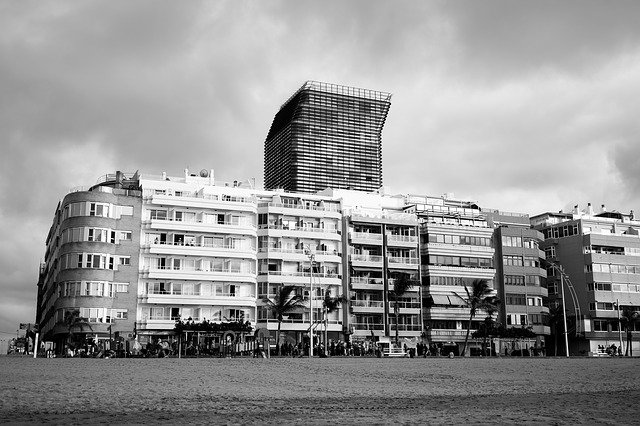 Скачать бесплатно Houses Beach Landscape - бесплатное фото или изображение для редактирования с помощью онлайн-редактора изображений GIMP