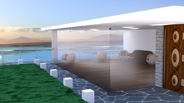 Free download House Sea Glass -  free illustration to be edited with GIMP free online image editor