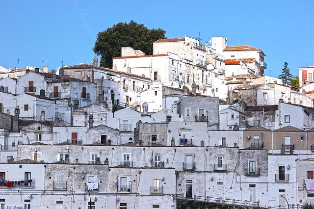 Free download Houses Monte SantAngelo Gargano -  free photo or picture to be edited with GIMP online image editor