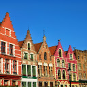 Houses with colorful pointed roofs  screen for extension Chrome web store in OffiDocs Chromium