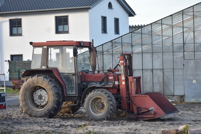 Free download house technology tractor free picture to be edited with GIMP free online image editor