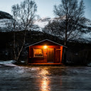 House With Turned on Light  screen for extension Chrome web store in OffiDocs Chromium