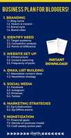 Free download How To Craft Your Blog Business Plan (Template Included!) free photo or picture to be edited with GIMP online image editor