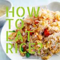 Free download How to eat rice? free photo or picture to be edited with GIMP online image editor