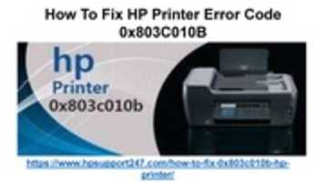 Free download How To Fix HP Printer Error Code 0x803C010B free photo or picture to be edited with GIMP online image editor