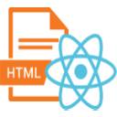 Schermata HTML To React per estensione Chrome web store in OffiDocs Chromium