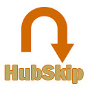 Hubskip  screen for extension Chrome web store in OffiDocs Chromium