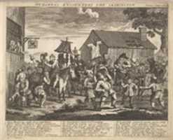Free download Hudibras Encounters the Skimmington (Plate 7: Illustrations to Samuel Butlers Hudibras) free photo or picture to be edited with GIMP online image editor
