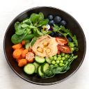 Hummus Bowl: A Colorful and Healthy Meal  screen for extension Chrome web store in OffiDocs Chromium