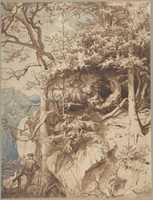 Hunters in an Outlook on a Mountain GIMP online editor free Free download Hunters in an Outlook on a Mountain free photo or picture to be edited with GIMP online image editor