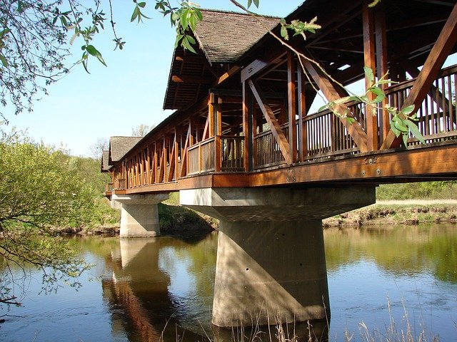 Free download hunting bridge trough dessau free picture to be edited with GIMP free online image editor