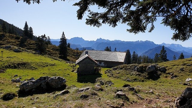 Template Photo Hut Alm Alpine -  for OffiDocs