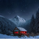 Hut in the mountains  screen for extension Chrome web store in OffiDocs Chromium