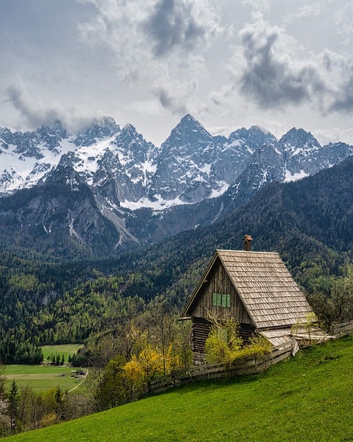 Free download hut wooden hut mountains alps free picture to be edited with GIMP free online image editor
