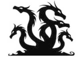Free download Hydra Dragon Silhoutte free photo or picture to be edited with GIMP online image editor