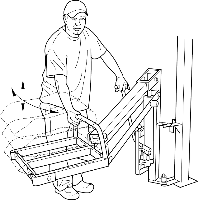 Free download Hydraulic Lift Working - Free vector graphic on Pixabay free illustration to be edited with GIMP free online image editor
