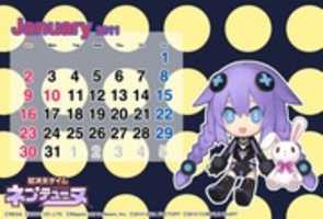 Free download Hyperdimension Neptunia official Calendars free photo or picture to be edited with GIMP online image editor