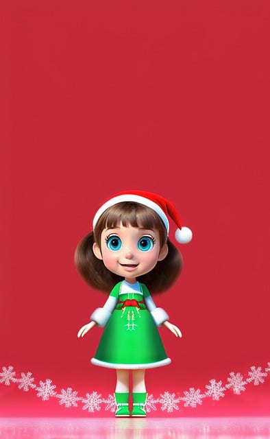 Free download ia generated christmas kids card free picture to be edited with GIMP free online image editor