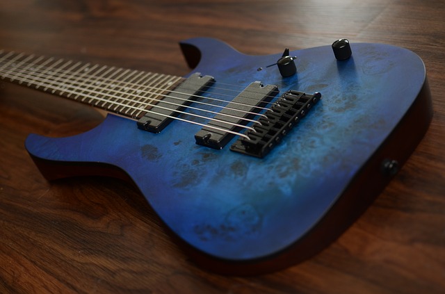 Free download ibanez rg8pb guitar djent blue free picture to be edited with GIMP free online image editor