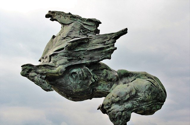 Free download icarus sculpture statue art free picture to be edited with GIMP free online image editor