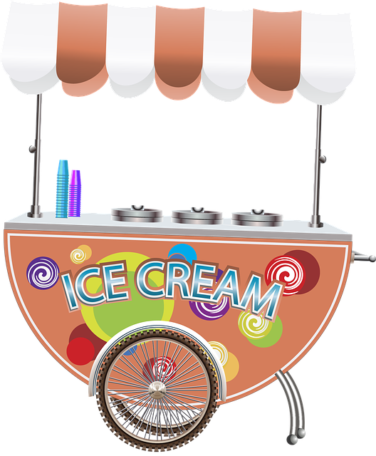 Free download Ice Cream Car Flavors -  free illustration to be edited with GIMP free online image editor