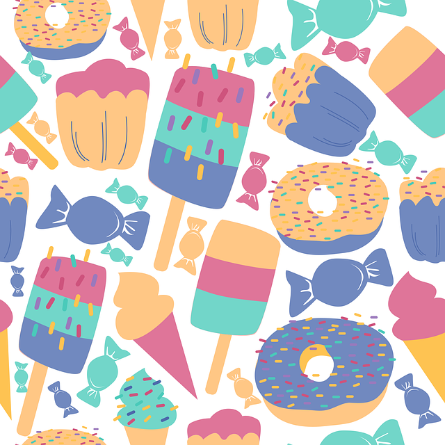Free download Icecream Pattern Pastel - Free vector graphic on Pixabay free illustration to be edited with GIMP free online image editor