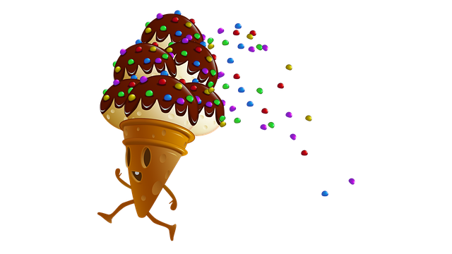 Free download Ice Cream Sweets Cartoon -  free illustration to be edited with GIMP free online image editor