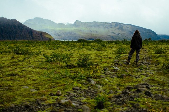 Free download Iceland Landscape Green -  free photo or picture to be edited with GIMP online image editor