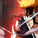 Ichigo Bankai Merged Hollow Anime Theme  screen for extension Chrome web store in OffiDocs Chromium